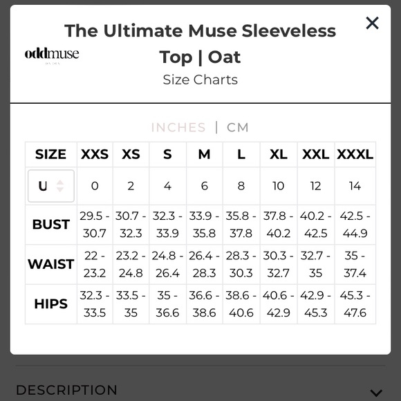 The Ultimate Muse Sleeveless Top | Oat - Picture 5 of 5